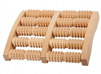 Зубчатый деревянный массажер Счеты Тимбэ МА 4213 для ног